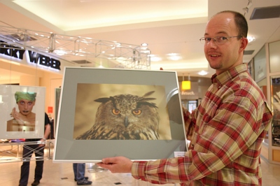 Aufbauarbeiten in der Stadtgalerie Plauen